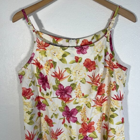 Hilo Hattie hawaiian flowered dress size L large - Picture 4 of 5